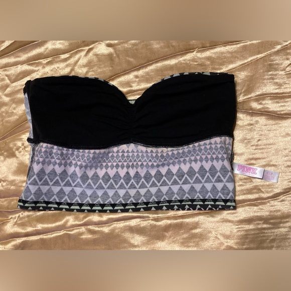 PINK Victoria’s Secret Multicolored Bandeau Size Small - NWOT - Picture 6 of 9